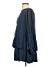 Free People 100% Rayon Blue 3/4 Sleeve Blouse Size XS - photo 5