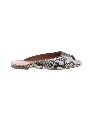 Madewell The Erica Peep-Toe Mule in Snake Embossed Leather (view 1)