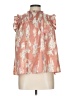 Hayden 100% Polyester Pink Sleeveless Blouse Size L - photo 1