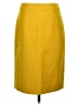 J.Crew 100% Wool Solid Yellow Wool Skirt Size 4 - photo 1