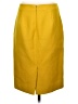 J.Crew 100% Wool Solid Yellow Wool Skirt Size 4 - photo 2