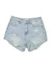 Simple Society Blue Denim Shorts Size 11 - photo 1