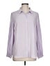 Elle 100% Polyester Purple Long Sleeve Blouse Size L - photo 1
