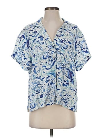 Maeve by Anthropologie Short Sleeve Blouse (view 1)