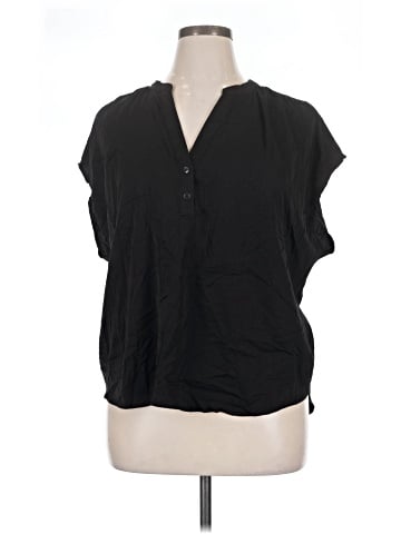 Banana Republic Factory Store Short Sleeve Henley (view 1)