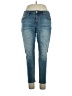 Levi's Solid Blue Jeans Size 16W  - photo 1