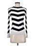 Derek Lam Chevron-herringbone Silver Turtleneck Sweater Size XS - photo 1