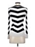 Derek Lam Chevron-herringbone Silver Turtleneck Sweater Size XS - photo 2