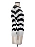 Derek Lam Chevron-herringbone Silver Turtleneck Sweater Size XS - photo 4
