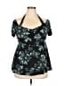 Torrid Teal Short Sleeve Top Size 2X Plus (2) - photo 1