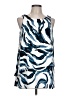 Cooper & Ella 100% Polyester Graphic Blue Cocktail Dress Size Lg (3) - photo 1