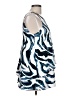 Cooper & Ella 100% Polyester Graphic Blue Cocktail Dress Size Lg (3) - photo 4