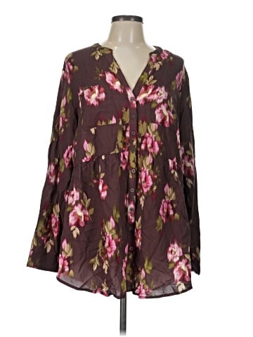 Torrid Long Sleeve Blouse (view 1)