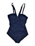 Boden Solid Blue One Piece Swimsuit Size 6R - photo 1