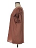 Pleione Brown Short Sleeve Top Size M - photo 5