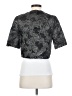 St. John Gray Short Sleeve Blouse Size 2 - photo 2