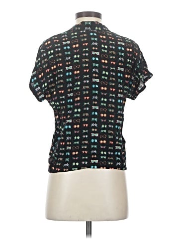 Danielle Kroll Exclusively for Anthropologie Short Sleeve Silk Top (view 2)