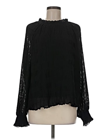 Hem & Thread Long Sleeve Blouse (view 1)