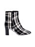 Banana Republic Houndstooth Black Ankle Boots Size 10 - photo 1