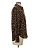 Equipment 100% Silk Floral Black Long Sleeve Silk Top Size S - photo 4