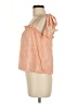 J.Crew 100% Linen Orange Sleeveless Blouse Size M - photo 5