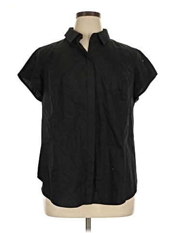 Worthington Short Sleeve Blouse (view 1)