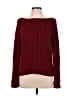 Ann Taylor 100% Cotton Burgundy Pullover Sweater Size L - photo 1