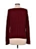 Ann Taylor 100% Cotton Burgundy Pullover Sweater Size L - photo 2