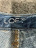 Ann Taylor LOFT 100% Cotton Hearts Blue Jeans Size 2 - photo 4