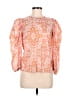 Olivaceous 100% Cotton Orange 3/4 Sleeve Blouse Size M - photo 1