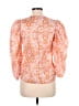Olivaceous 100% Cotton Orange 3/4 Sleeve Blouse Size M - photo 2