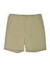 IZOD Solid Tan Khaki Shorts Size 12 - photo 1