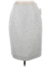Calvin Klein Solid White Gray Casual Skirt Size 4 - photo 1