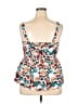 Lane Bryant 100% Rayon Teal Sleeveless Blouse Size 18 - photo 2