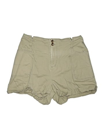 Forever 21 Plus Khaki Shorts (view 1)