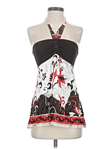 Bebe Sleeveless Silk Top (view 1)