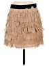 J.Crew Collection 100% Silk Tan Silk Skirt Size 2 - photo 2
