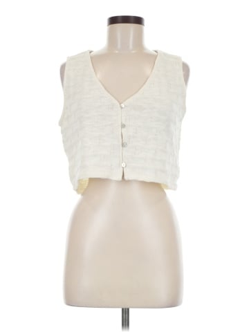 Madewell Basketweave-Stitch Vest (view 1)