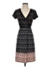 Max Studio Print Black Casual Dress Size XS - photo 1