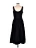 J.Crew Solid Black Casual Dress Size 8 - photo 2