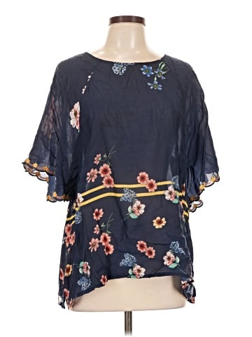 Johnny Was Short Sleeve Blouse (view 1)