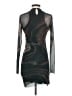 Zara 100% Polyester Camo Black Cocktail Dress Size S - photo 2