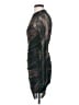 Zara 100% Polyester Camo Black Cocktail Dress Size S - photo 5