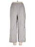Chico's 100% Linen Stripes Silver Tan Linen Pants Size XL (3) - photo 2