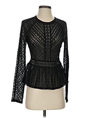 BCBGMAXAZRIA Long Sleeve Top (view 1)