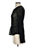 BCBGMAXAZRIA Black Long Sleeve Top Size S - photo 5