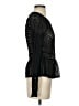BCBGMAXAZRIA Black Long Sleeve Top Size S - photo 4