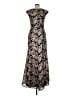 Betsy & Adam 100% Polyester Silver Cocktail Dress Size 8 - photo 2