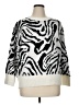 Philosophy Republic Clothing Animal Print White Pullover Sweater Size 1X - photo 1