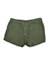 Caslon 100% Linen Solid Green Shorts Size S - photo 1
